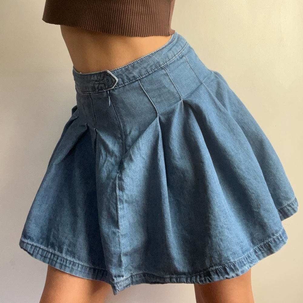 American Eagle Apparel Mini Denim Skirt